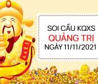 Soi cầu xổ số Quảng Trị ngày 11/11/2021