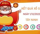 Thống kê XSTN 1/12/2022 chốt cầu lô đặc biệt Tây Ninh