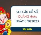 Soi cầu loto xổ số Quảng Nam ngày 8/8/2023 thứ 3 hôm nay