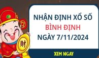 Nhận định con số vượng phát xổ số Bình Định ngày 7/11/2024