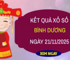 Dự đoán xổ số Bình Dương 21/11/2025 chính xác nhất